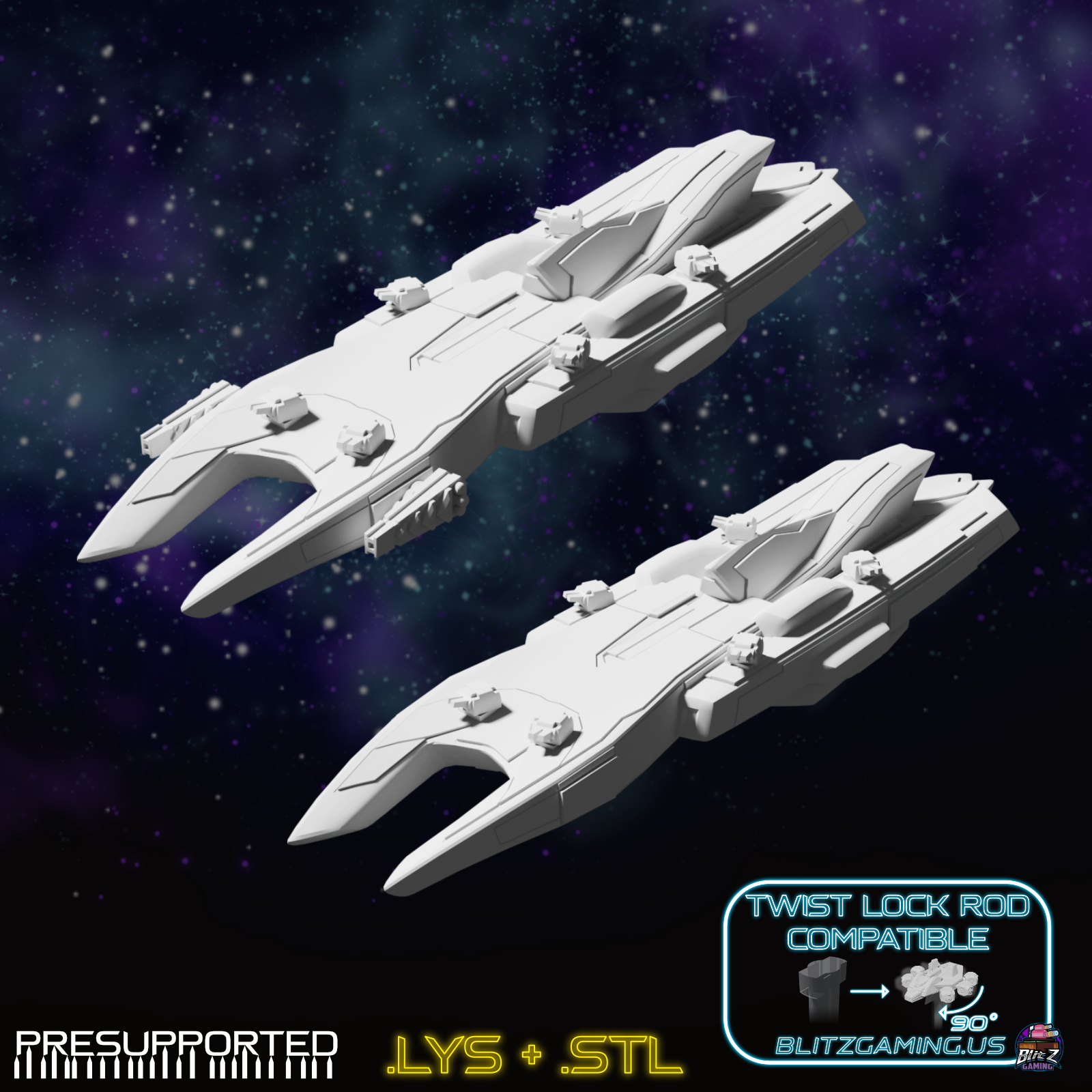Maelstrom Class Cruisers (A & B Weapon Configurations)